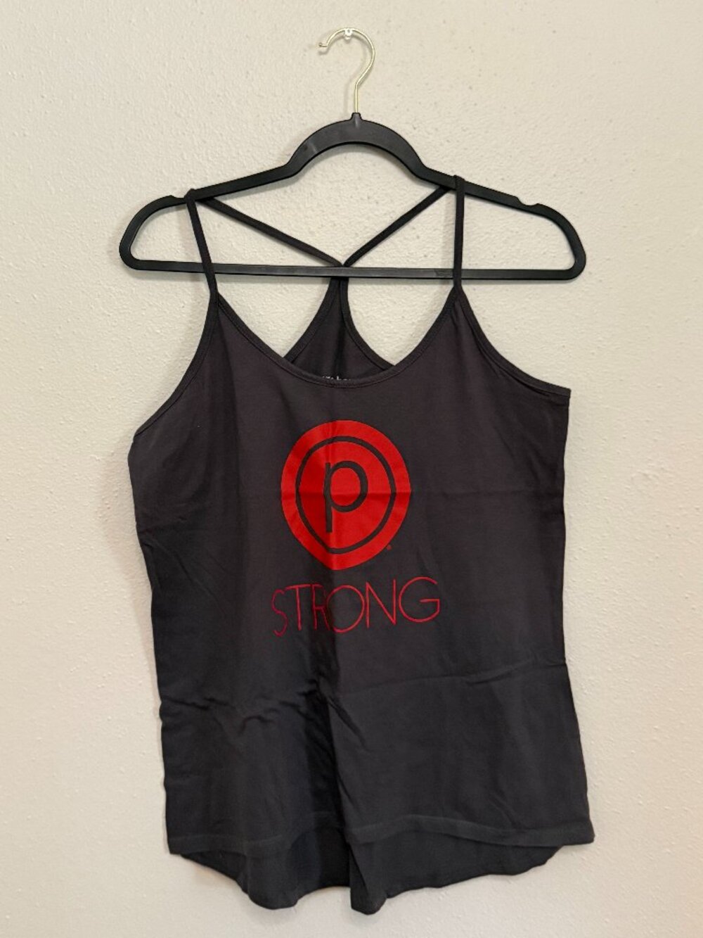 Large Pure Barre Gray Tank